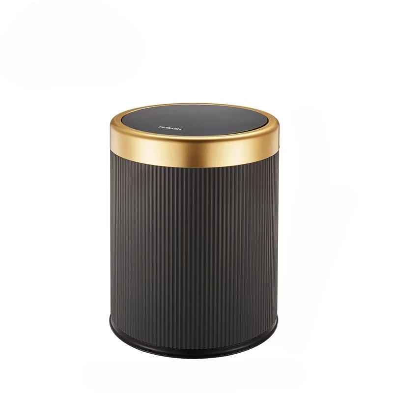 poubelle cuisine ouverture automatique noir MinimalisteLab