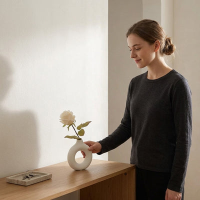 Vase | Élégant Fleurs Décoration Intérieur
