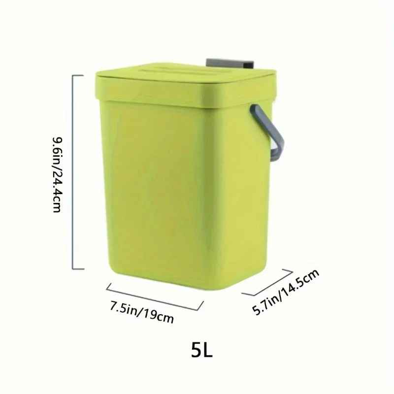 poubelle sous évier gain de place gris MinimalisteLab