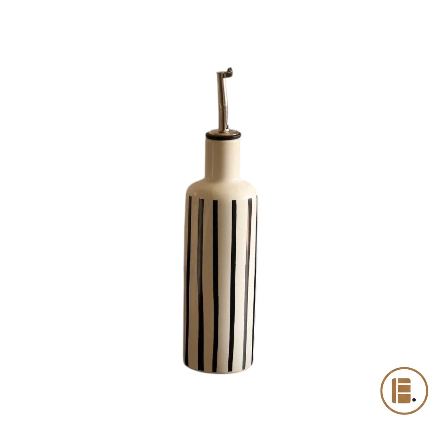 Bouteille pour huile | Porcelaine Florale