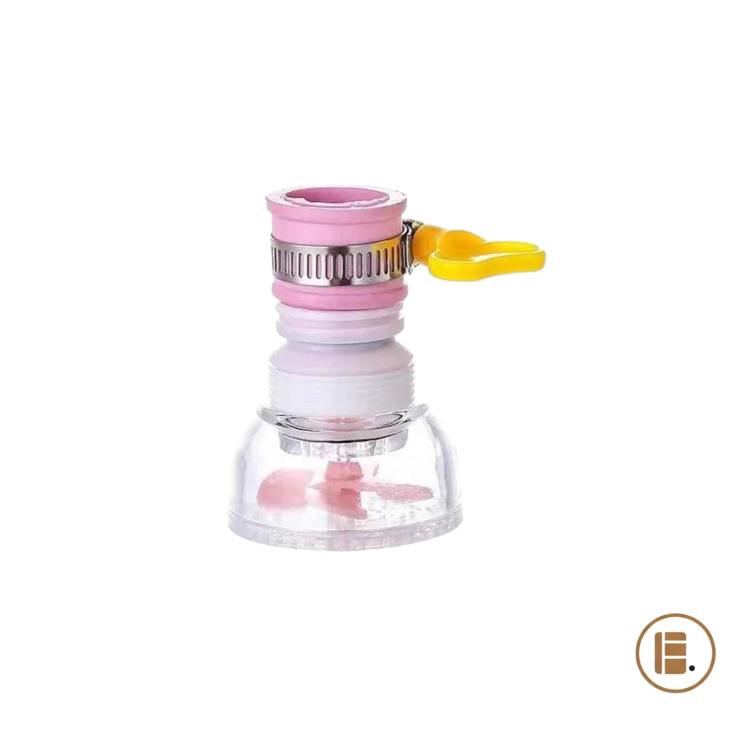 filtre eau robinet PureClick rose MinimalisteLab