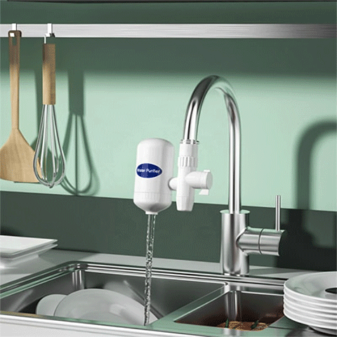 filtre eau robinet PureClick animation MinimalisteLab