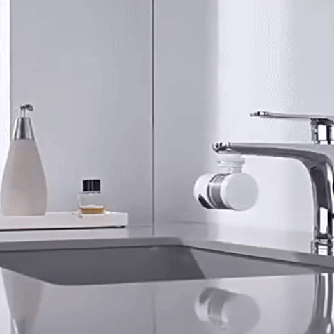 filtre eau robinet PureFlow animation MinimalisteLab