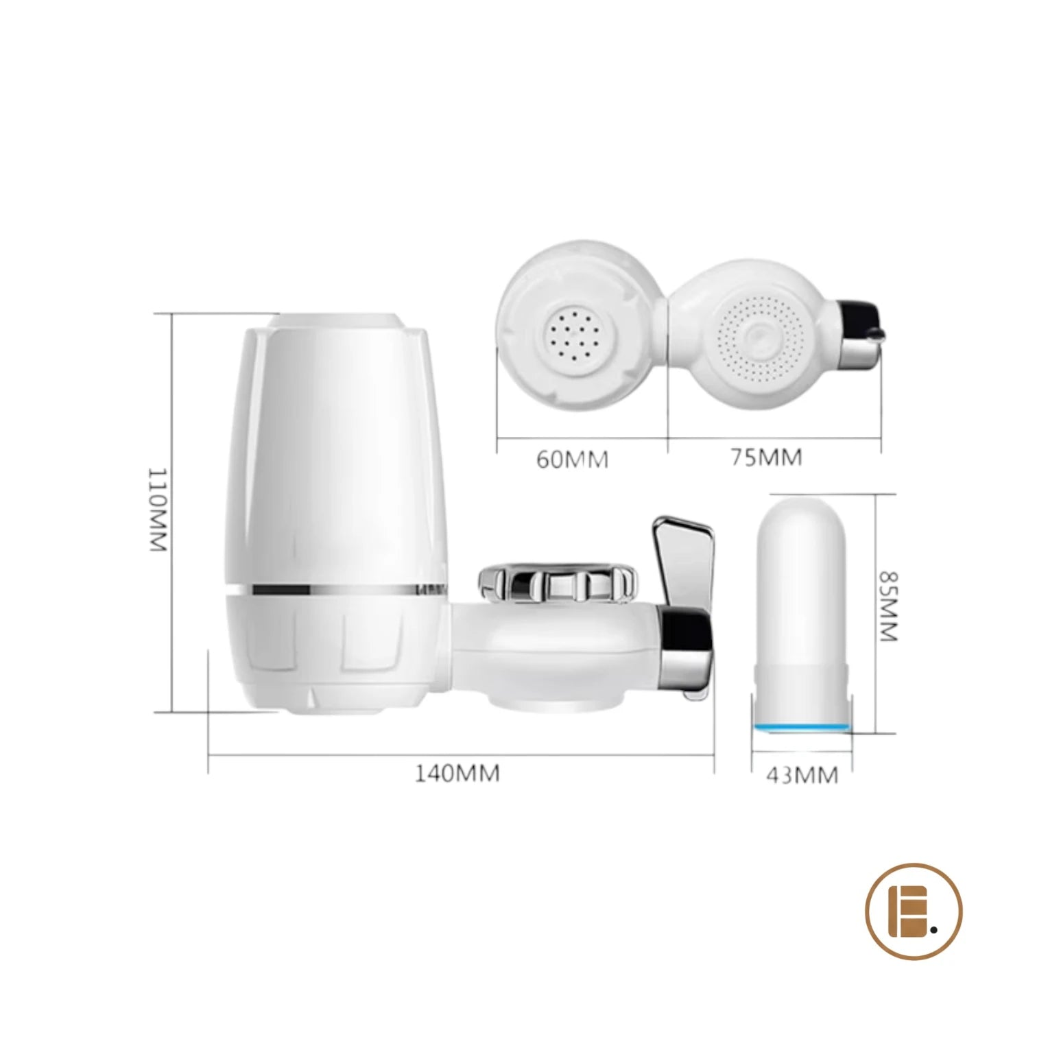 filtre eau robinet purification instantanée lifestyle MinimalisteLab