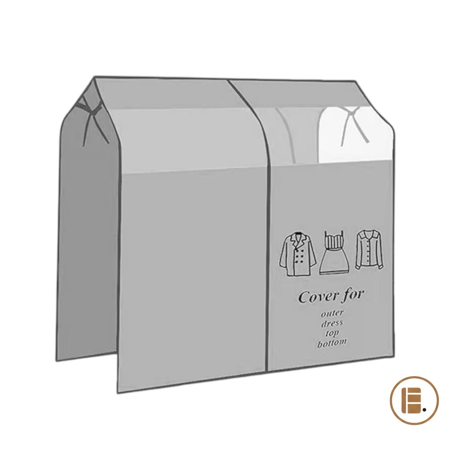 Housse pour vetement | Étanche Anti-Poussière Dressing Parfait