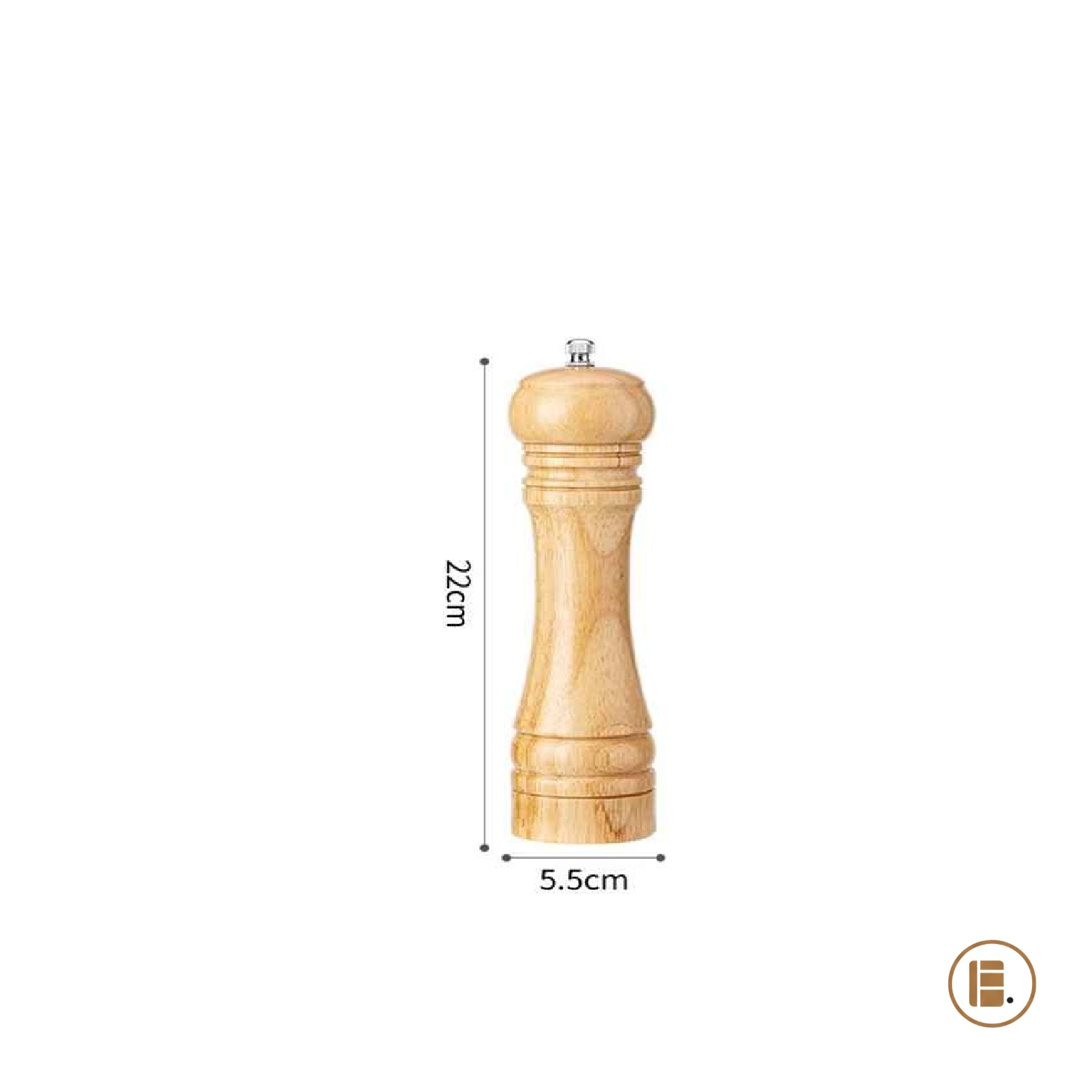 moulin à poivre réglable élégant bois clair M MinimalisteLab