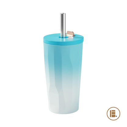 Mug isotherme | Paille Intégrée - Minimaliste Lab