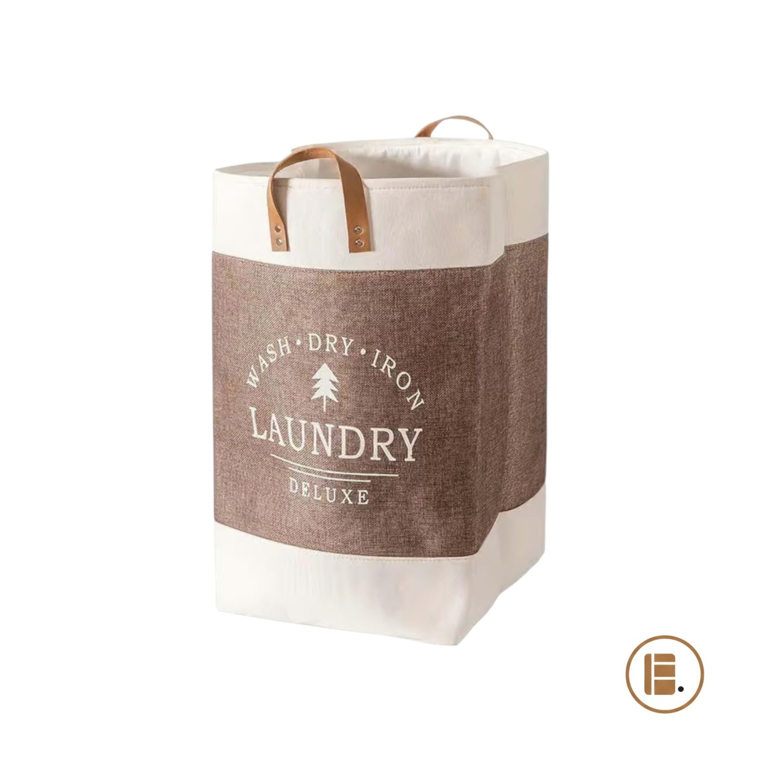 panier à linge design pratique tissu buanderie MinimalisteLab