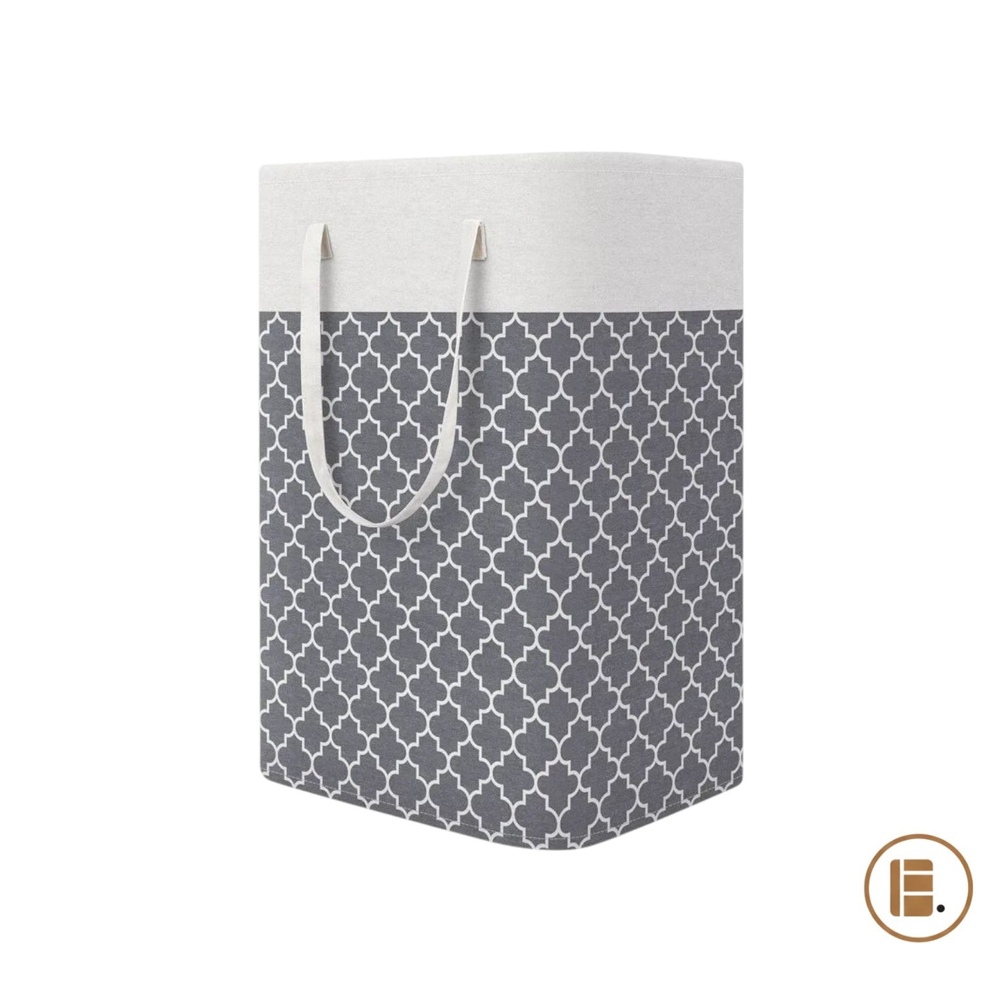 panier à linge design pratique tissu buanderie MinimalisteLab