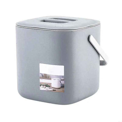 poubelle cuisine design pratique gris MinimalisteLab