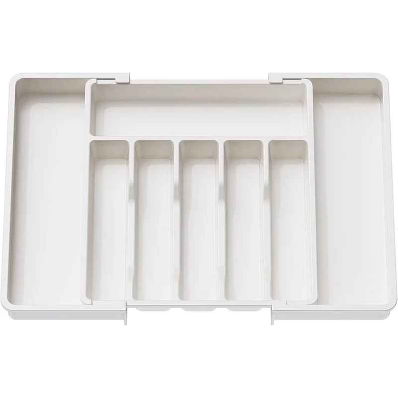 range couvert modulable élégant blanc cuisine MinimalisteLab