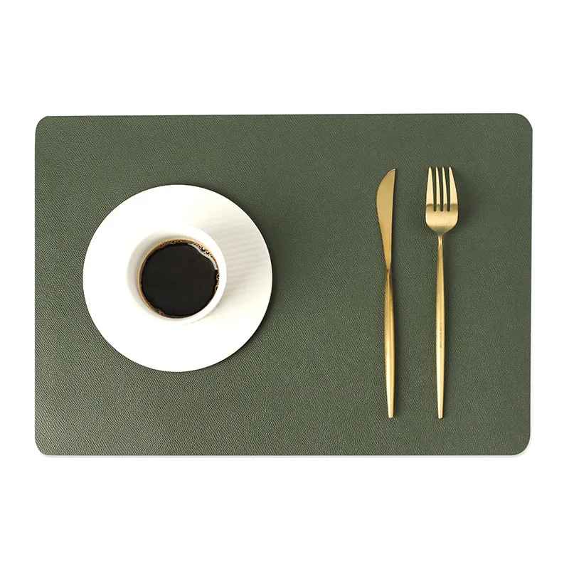 set de table élégant pratique vert MinimalisteLab