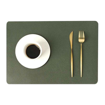 set de table élégant pratique vert MinimalisteLab