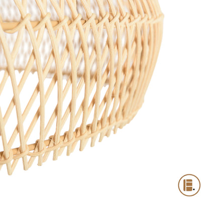 Suspension luminaire | Rotin Vintage