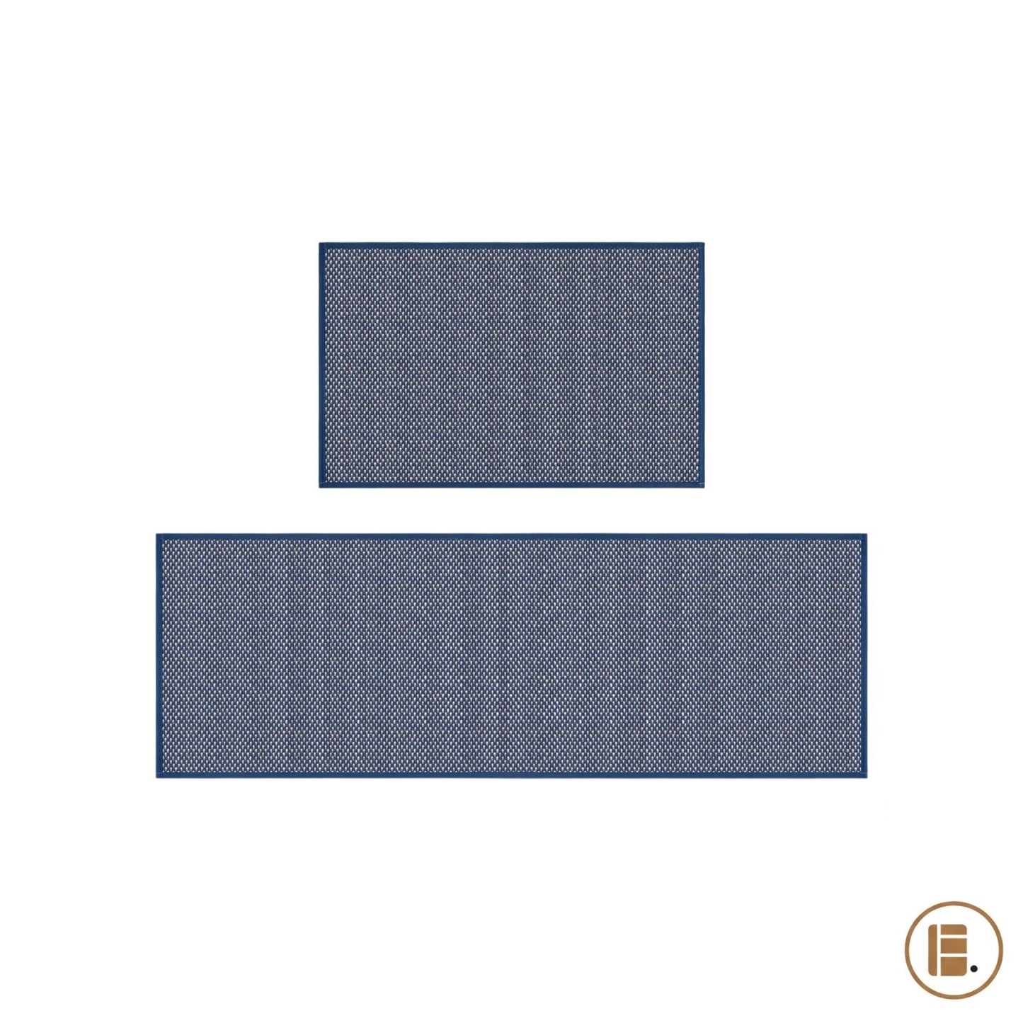 tapis cuisine antidérapant lavable 2 pièces texture MinimalisteLab