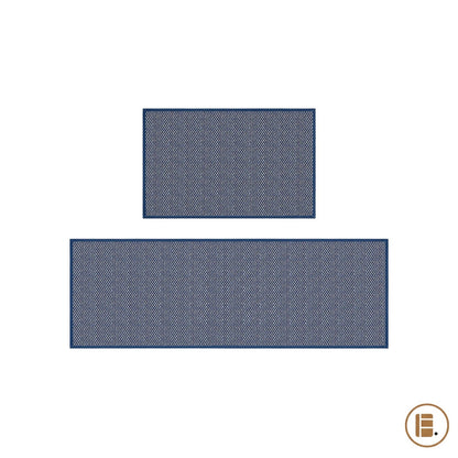 tapis cuisine antidérapant lavable 2 pièces texture MinimalisteLab
