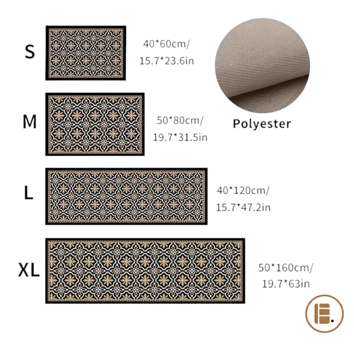 tapis cuisine antidérapant lavable sol MinimalisteLab