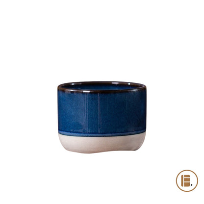 Tasse à café | Zen Japonaise | Bleu nuit & beige - Minimaliste Lab