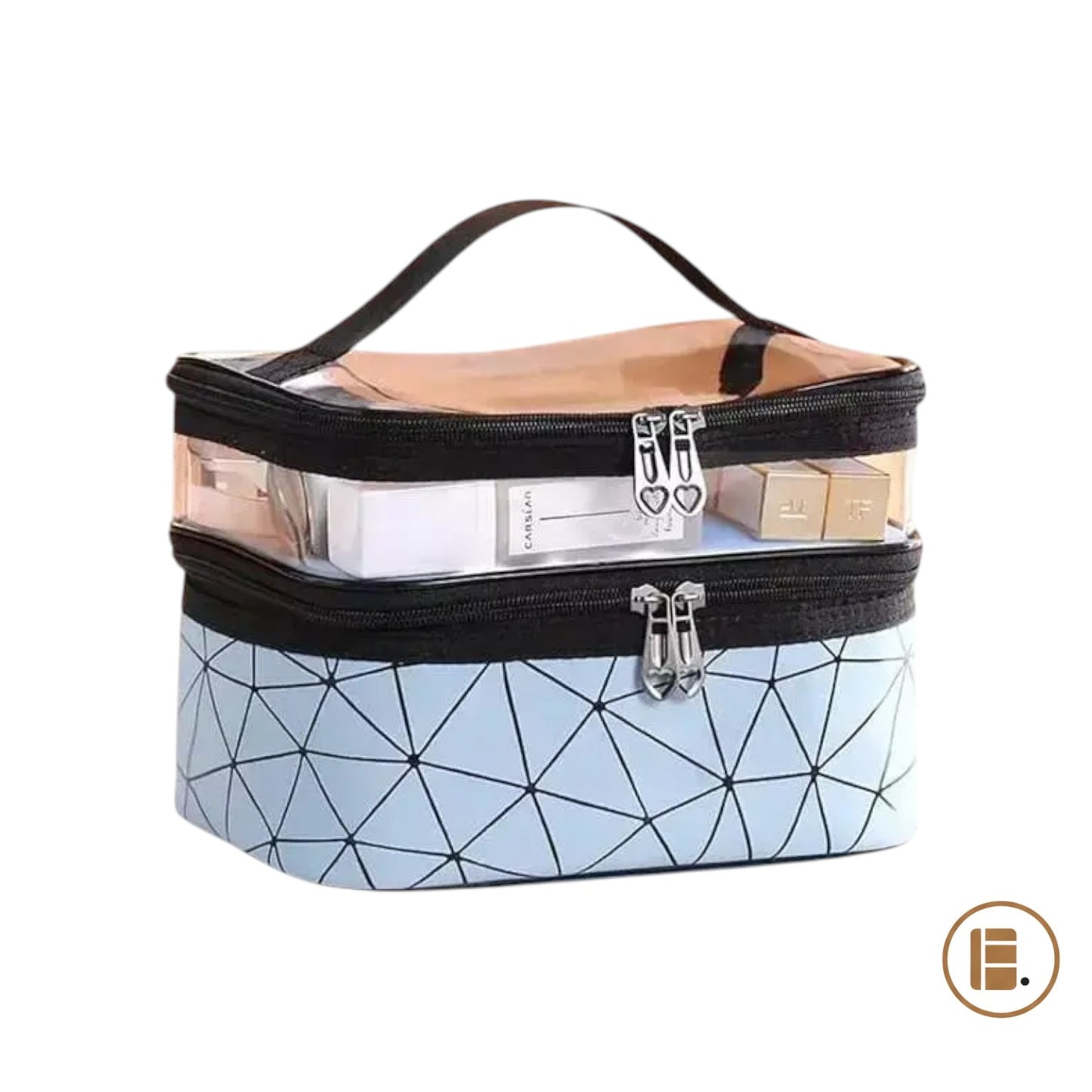 grande trousse de toilette spacieuse pratique poches zippées MinimalisteLab