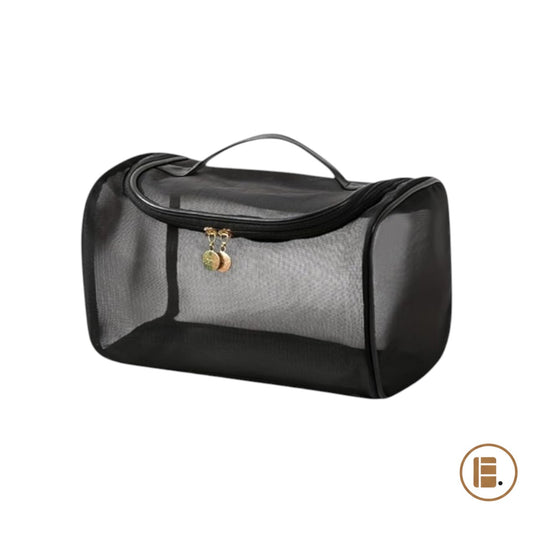 trousse de toilette voyage compact résistante fond blanc MinimalisteLab