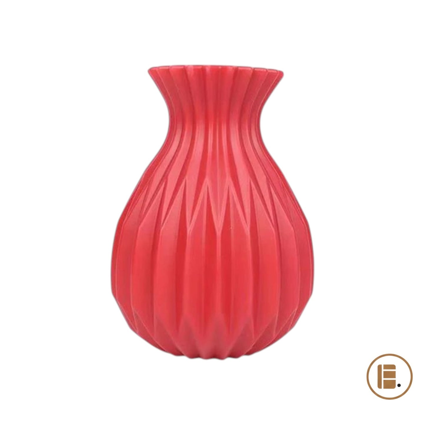 vase nervuré blanc céramique coloris salon MinimalisteLab