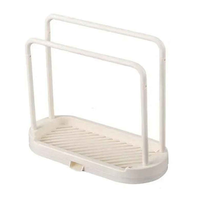 porte éponge évier blanc hygiénique cuisine MinimalisteLab