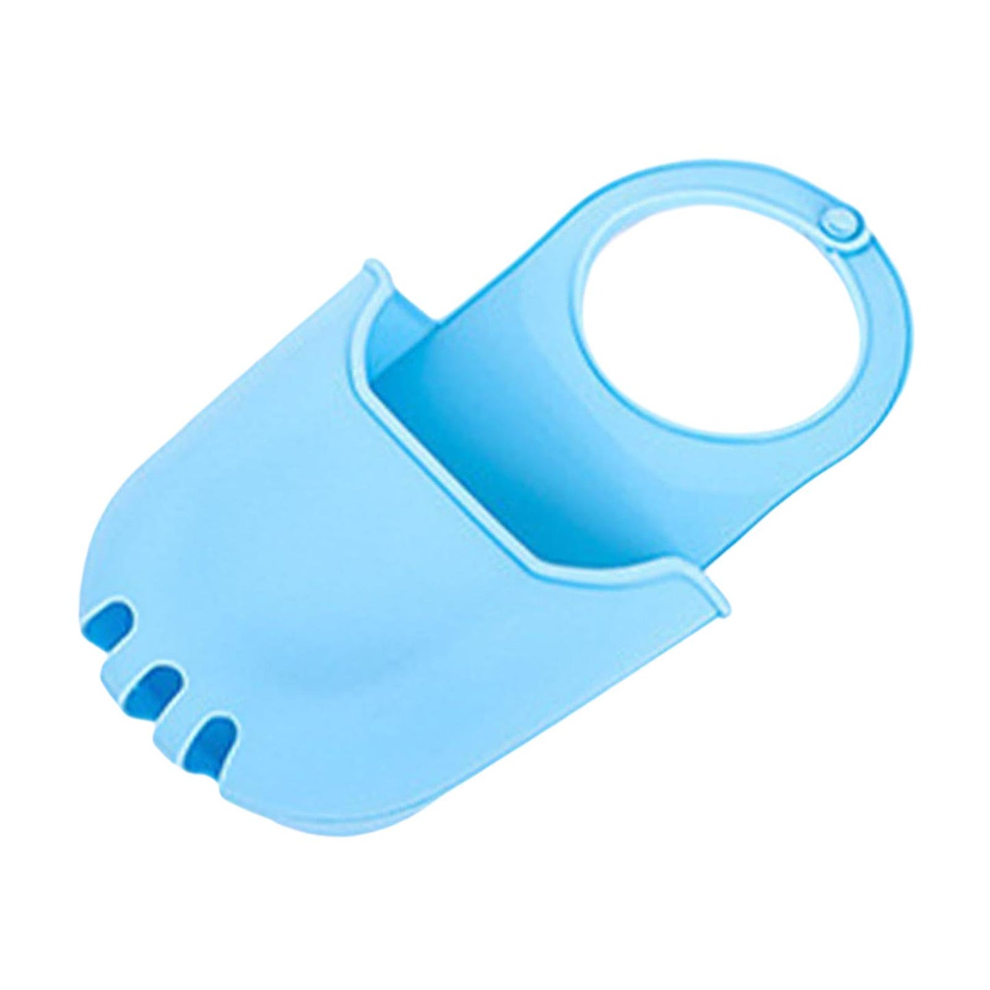 porte éponge évier bleu organisateur cuisine MinimalisteLab