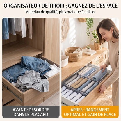 Organisateur de tiroir | Modulable Antidérapant Rangement Facile