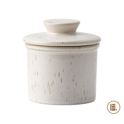 beurrier céramique artisanale vue dessus MinimalisteLab