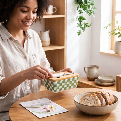 beurrier rustique céramique lifestyle table MinimalisteLab