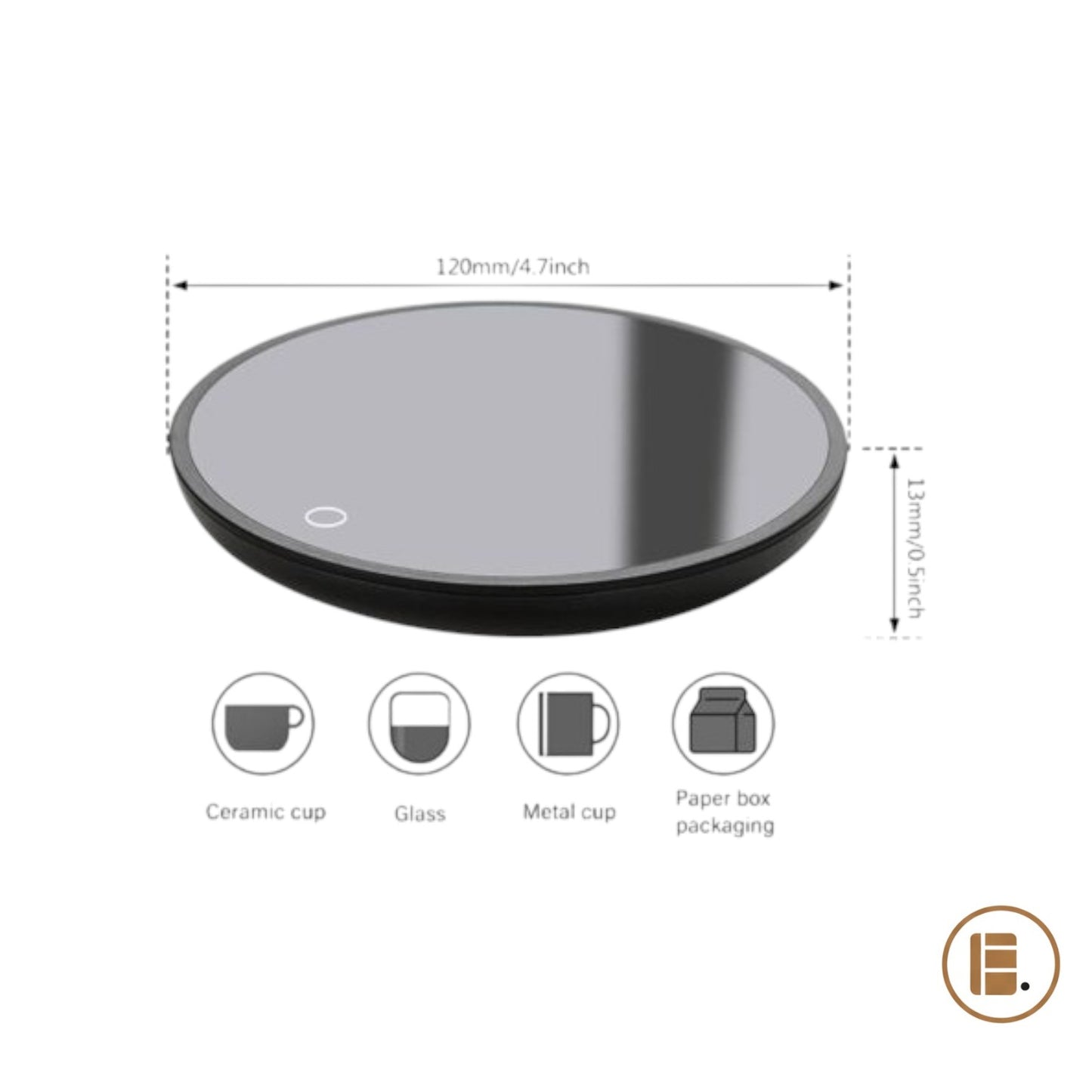 Chauffe tasse USB | Bureau Confort Maintien Chaud
