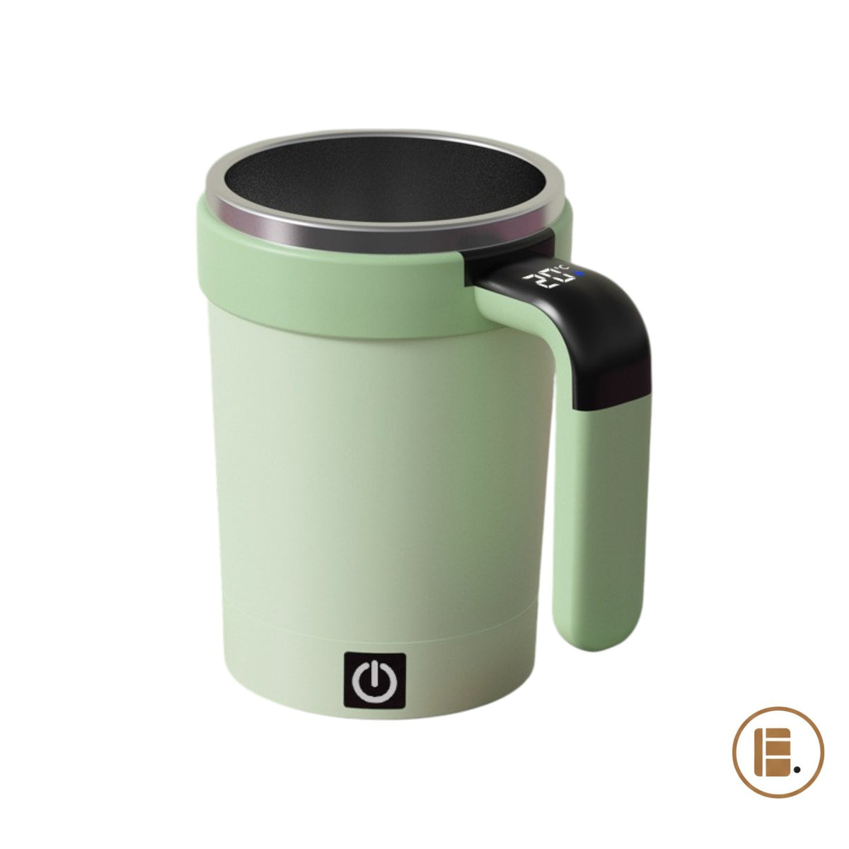 Mug Auto-Mélangeant Électrique | TempDisplay - Minimaliste Lab