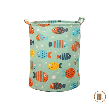 panier à linge pratique et design tissu buanderie MinimalisteLab