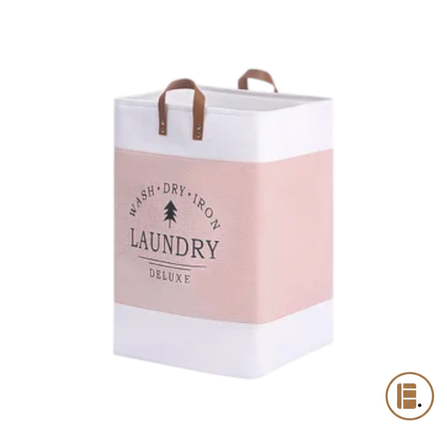 panier à linge design pratique tissu buanderie MinimalisteLab