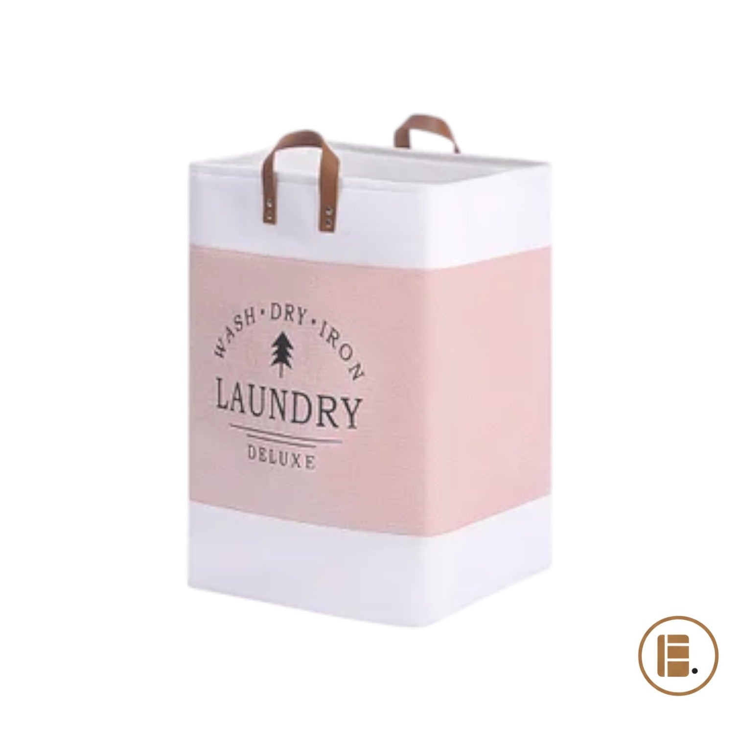 panier à linge design pratique tissu buanderie MinimalisteLab