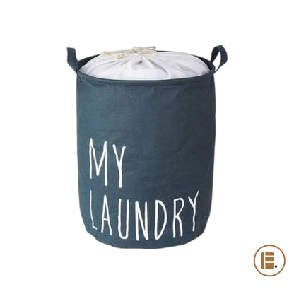 panier à linge pratique et design tissu buanderie MinimalisteLab