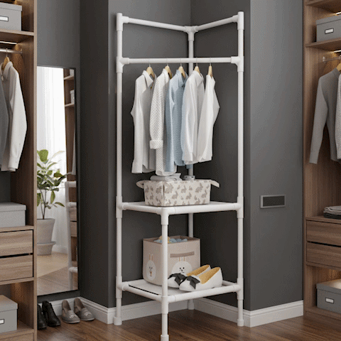 Porte vetement | Élégant Dressing Gain de Place