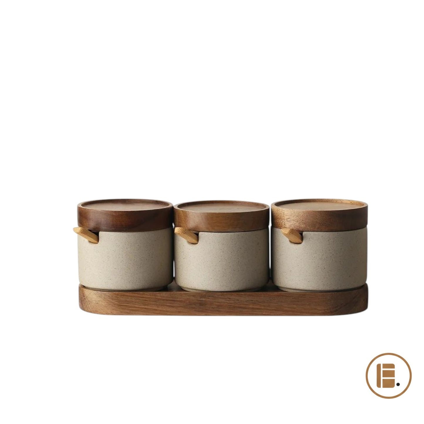 Pot à épices | Céramique et Bois