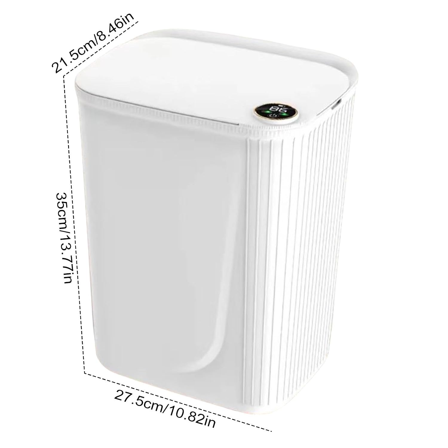 poubelle automatique sans contact dimensions MinimalisteLab