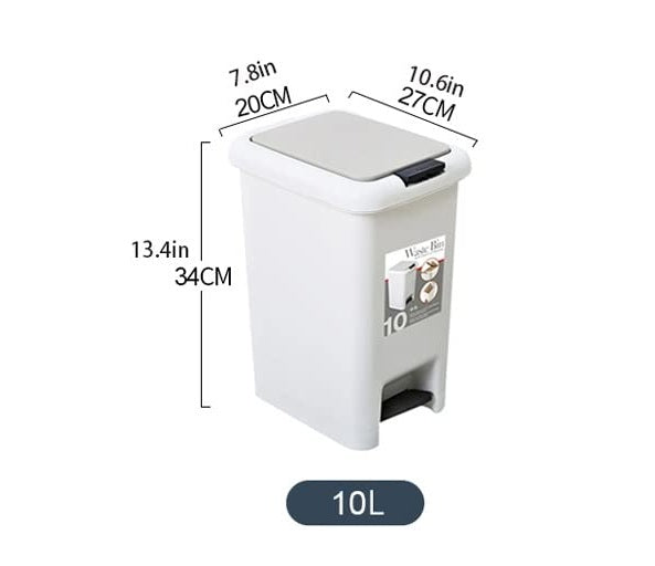 poubelle cuisine design hygiénique 10L MinimalisteLab