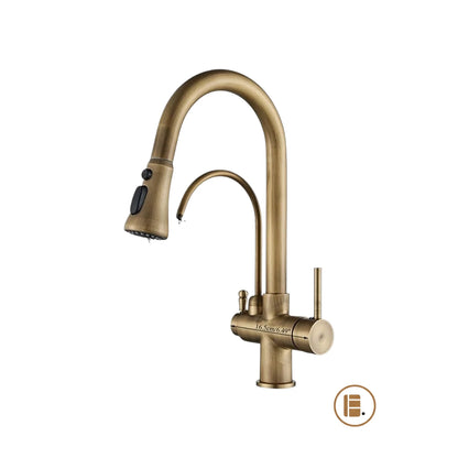 robinet cuisine design durable bronze MinimalisteLab