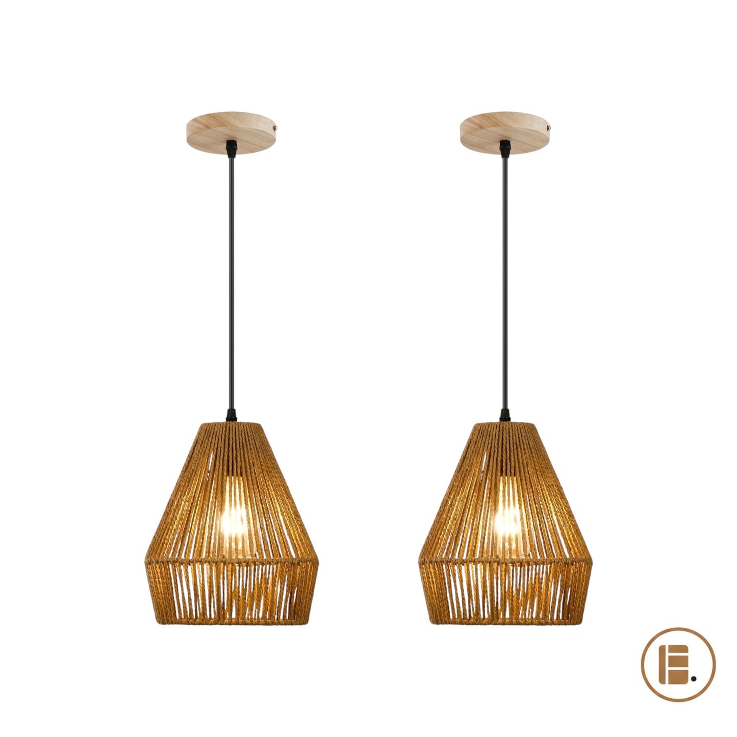Suspension luminaire | Rotin Bohème