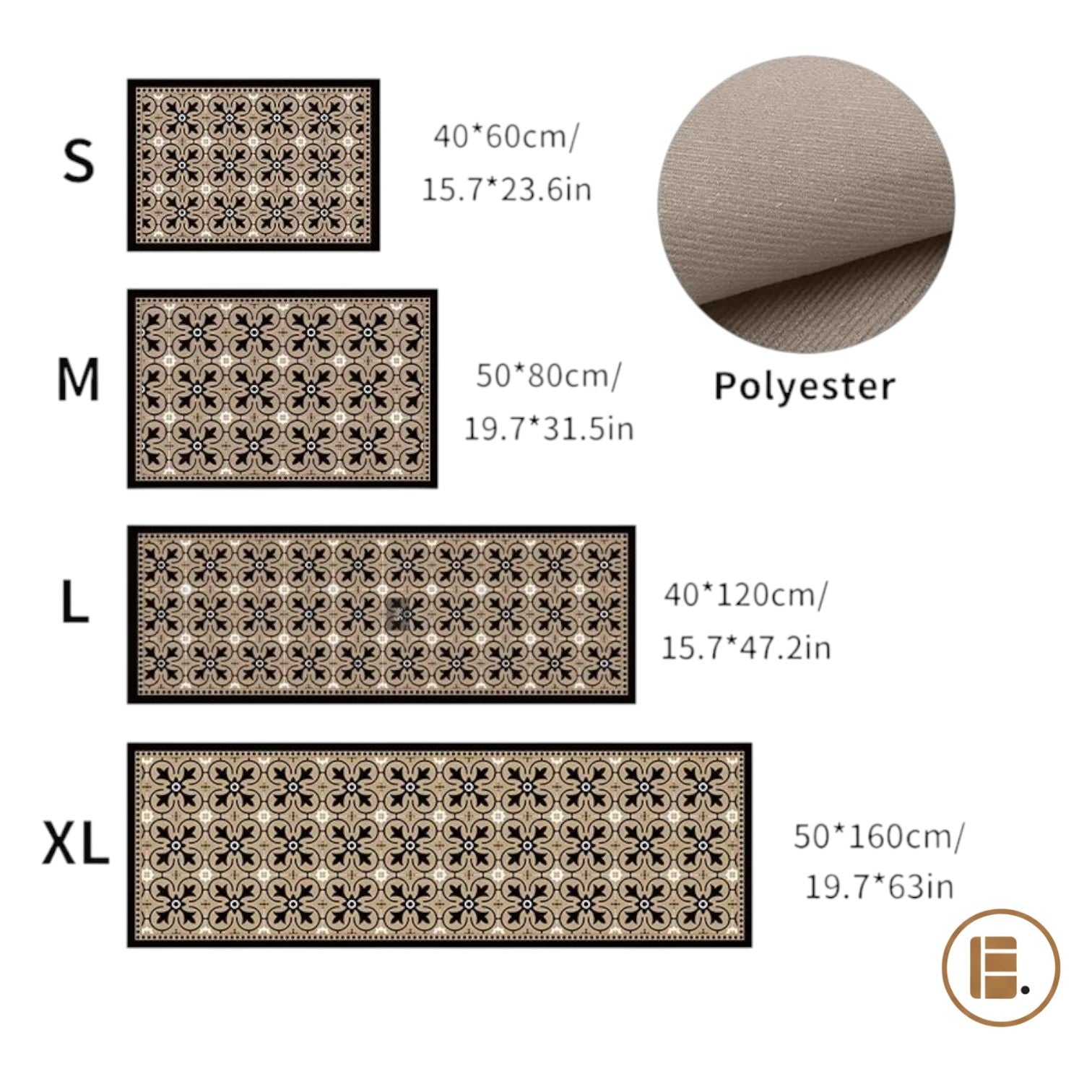 tapis cuisine antidérapant lavable avant après MinimalisteLab