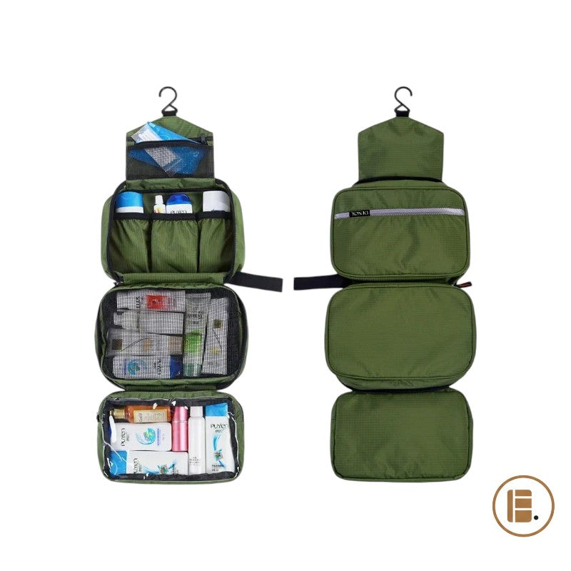 trousse de toilette homme compact travel détail matière MinimalisteLab