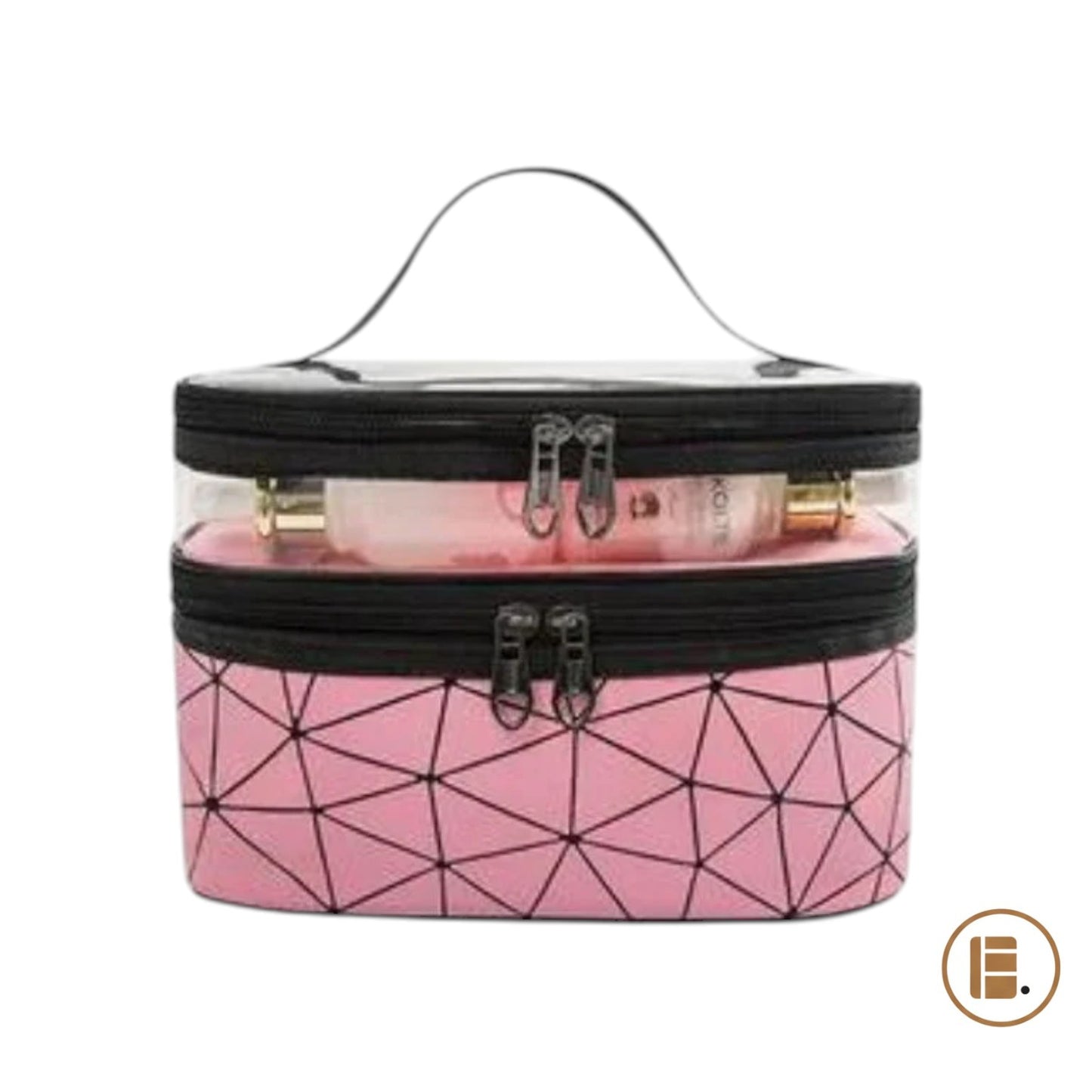 grande trousse de toilette spacieuse pratique vue de face MinimalisteLab