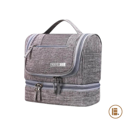 trousse de toilette voyage pratique ouverte compartiments MinimalisteLab