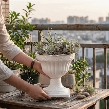 vase pot fleurs plastique animation salon MinimalisteLab