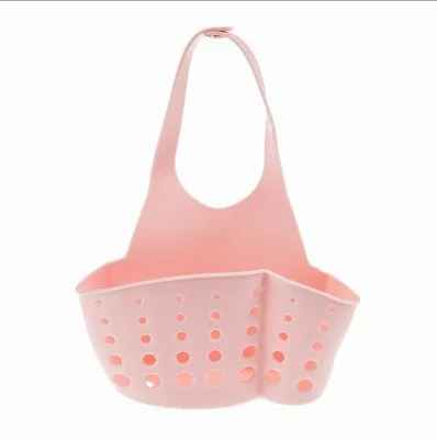 porte éponge organiseur cuisine rose évier MinimalisteLab