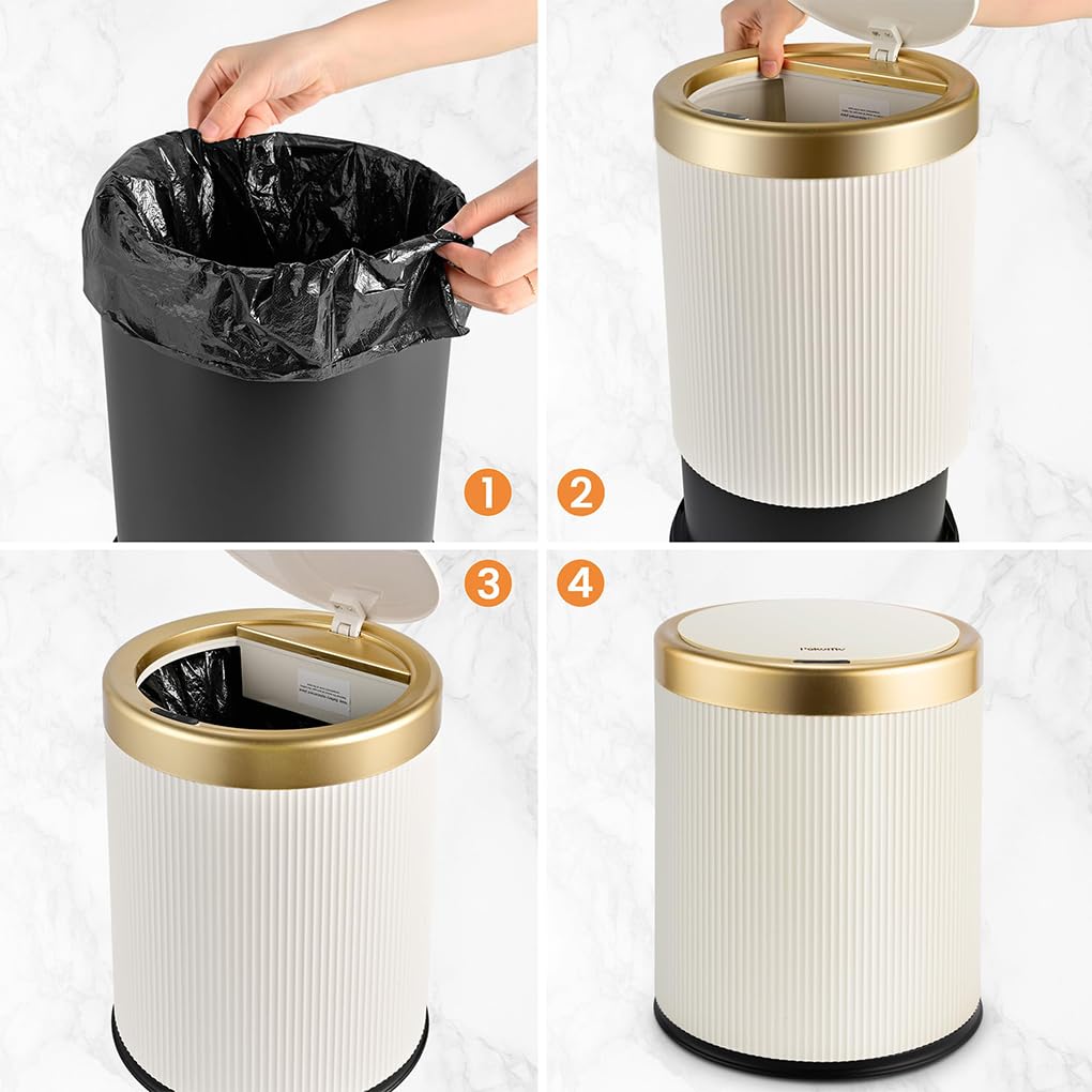 poubelle cuisine ouverture automatique lifestyle MinimalisteLab