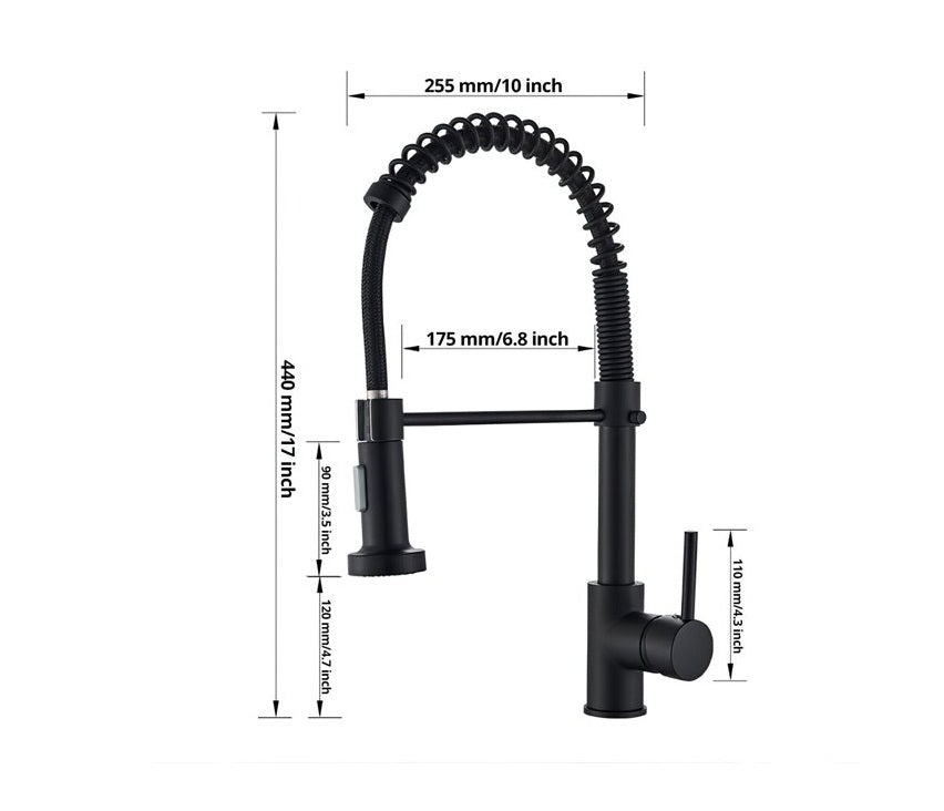 robinet cuisine design durable dimensions MinimalisteLab